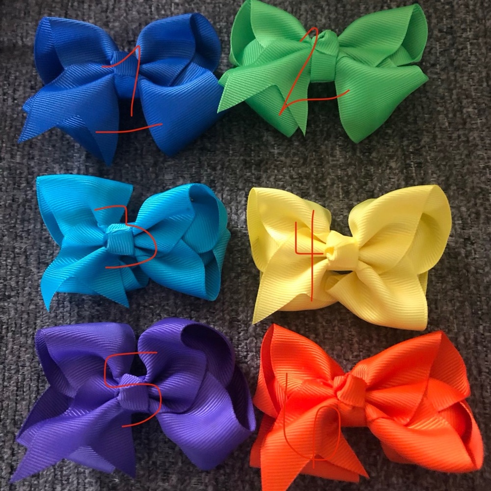 Girls hair bows.